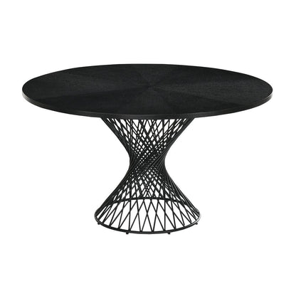 Cirque Varde 5 Piece Black Dining Set