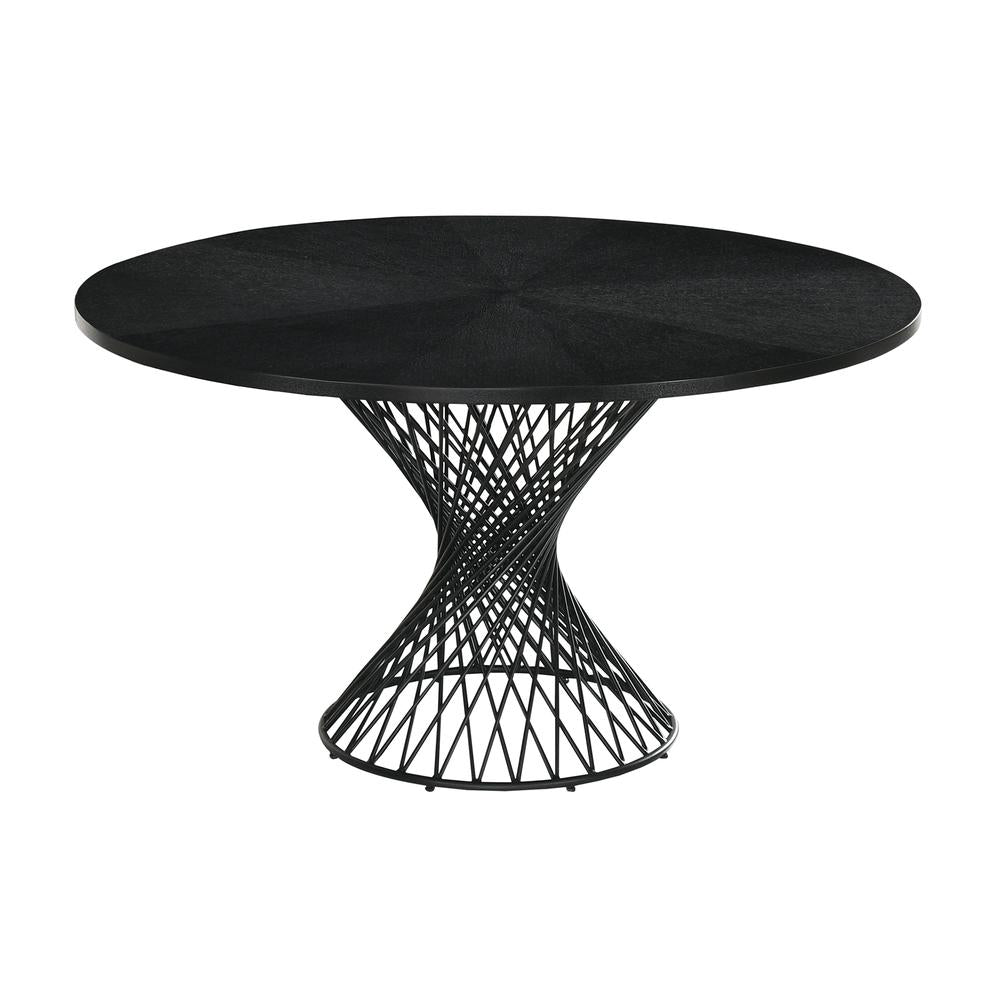 Cirque Polly 5 Piece Black Dining Set