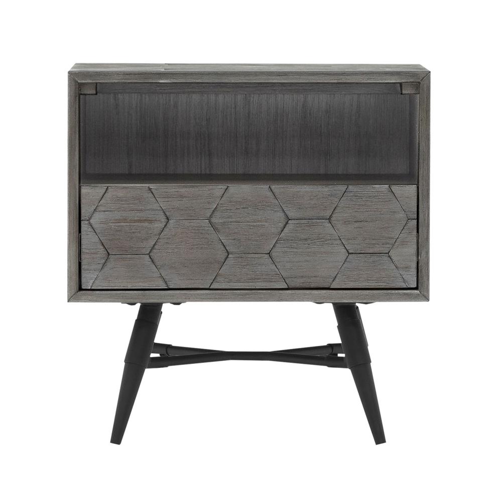 Makena 3 Piece Queen Bedroom Set in Grey Acacia Wood