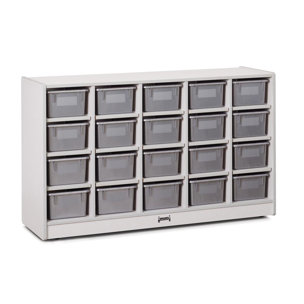 20 Cubbie-Tray Mobile Storage