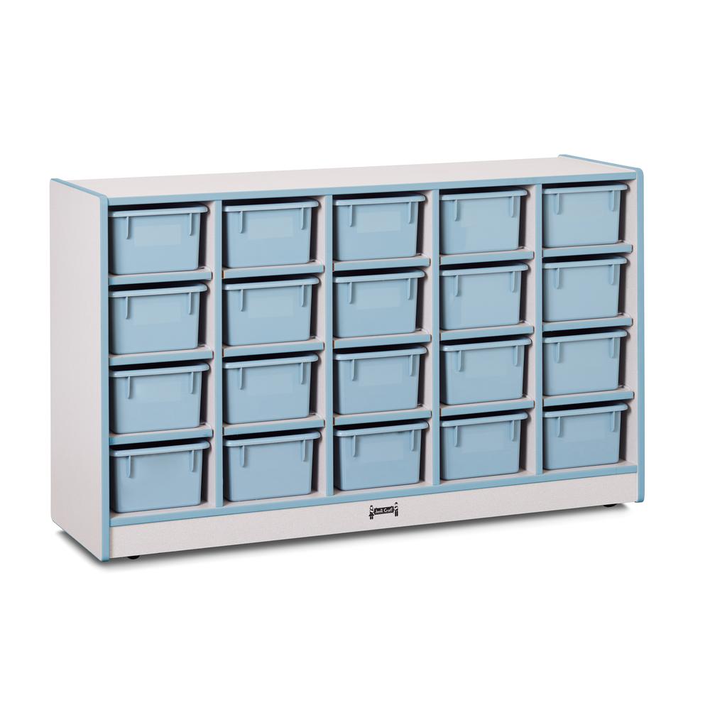 20 Cubbie-Tray Mobile Storage