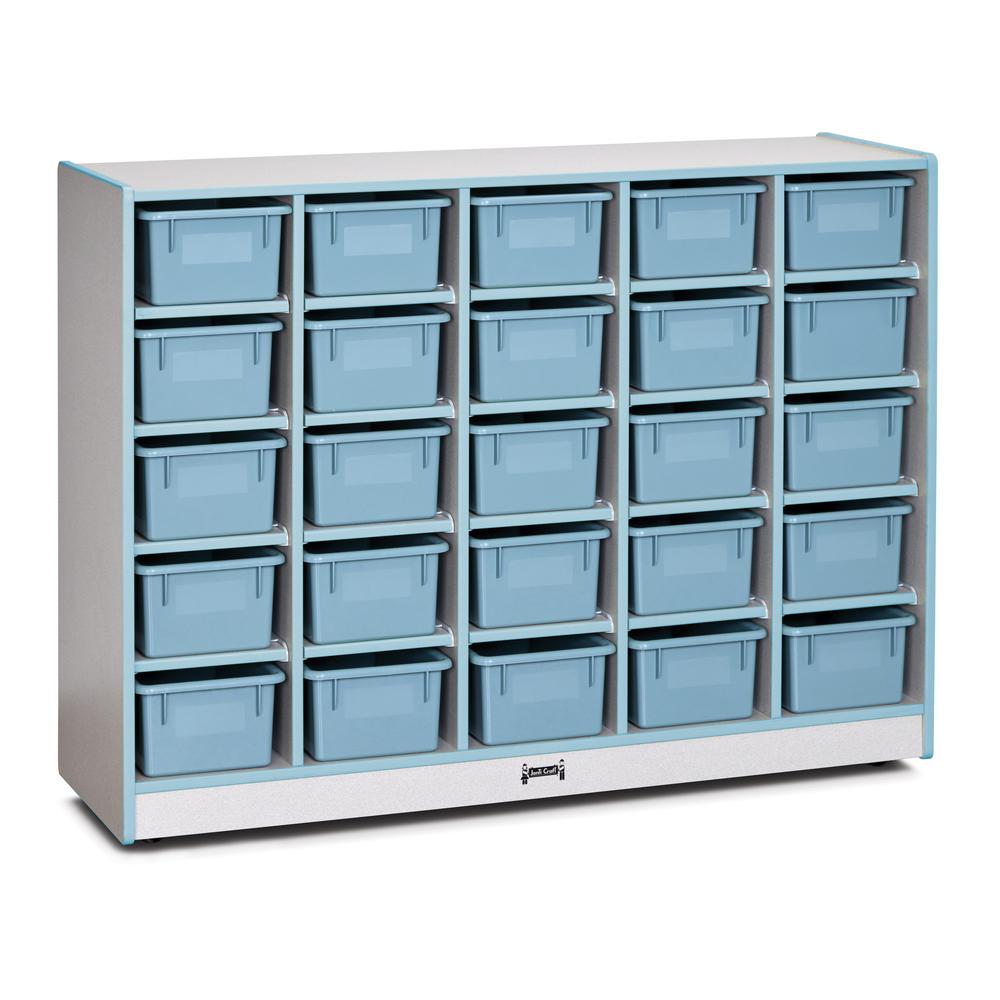 25 Cubbie-Tray Mobile Storage