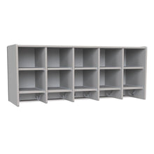10 Section Wall Mount Coat Locker