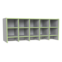 10 Section Wall Mount Coat Locker