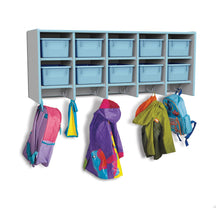 10 Section Wall Mount Coat Locker