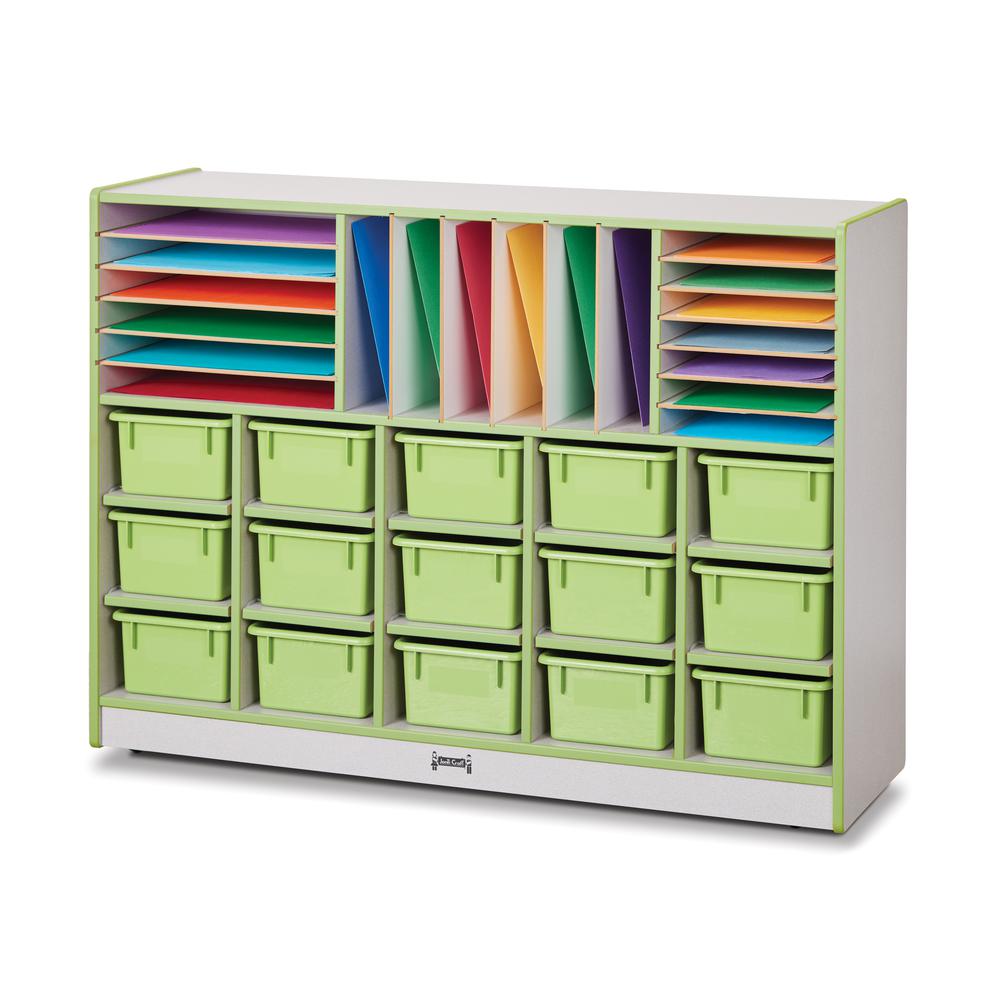 Sectional Cubbie-Tray Mobile Unit