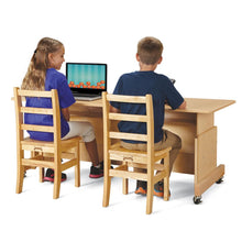 Apollo Double Computer Desk - White Top