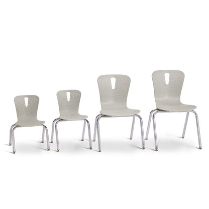 Berries Flow Chair - 14" Seat Height - Gray