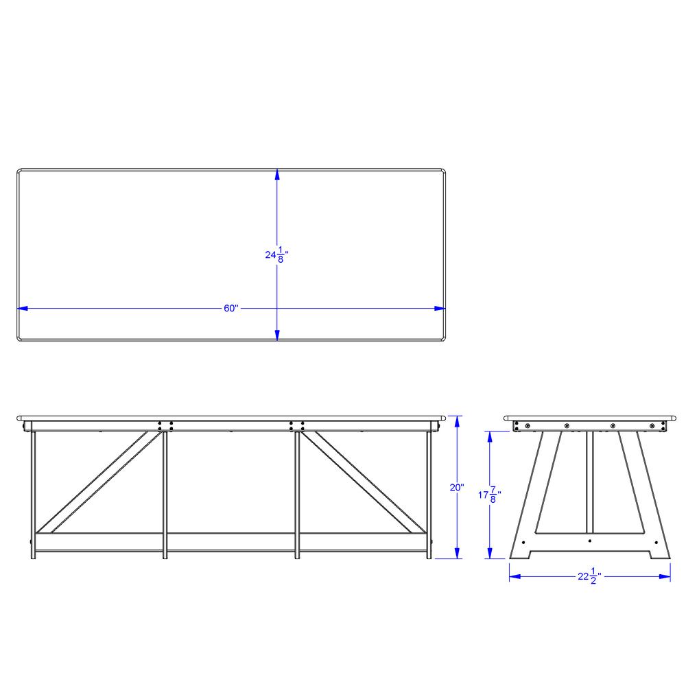 EverPlay Small Outdoor Table and Bench Set