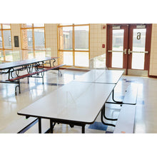 Jonti-Craft® See-Thru Table Divider Shields - Center Divider - 71.5" x 12" x 24"