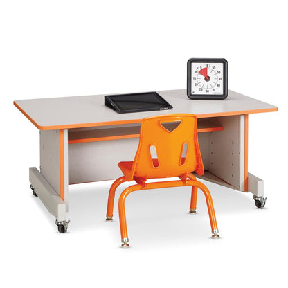 Apollo Single Computer Desk - White Top