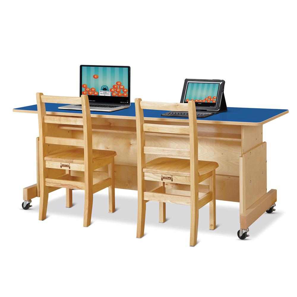 Apollo Single Computer Desk - Maple Top