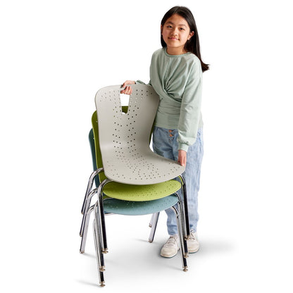 Berries Flow Chair - 14" Seat Height - Coastal Blue