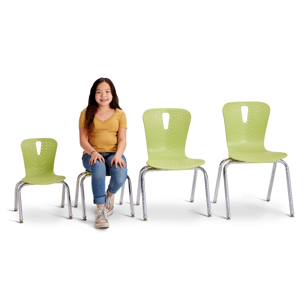 Berries Flow Chair - 18" Seat Height - Key Lime