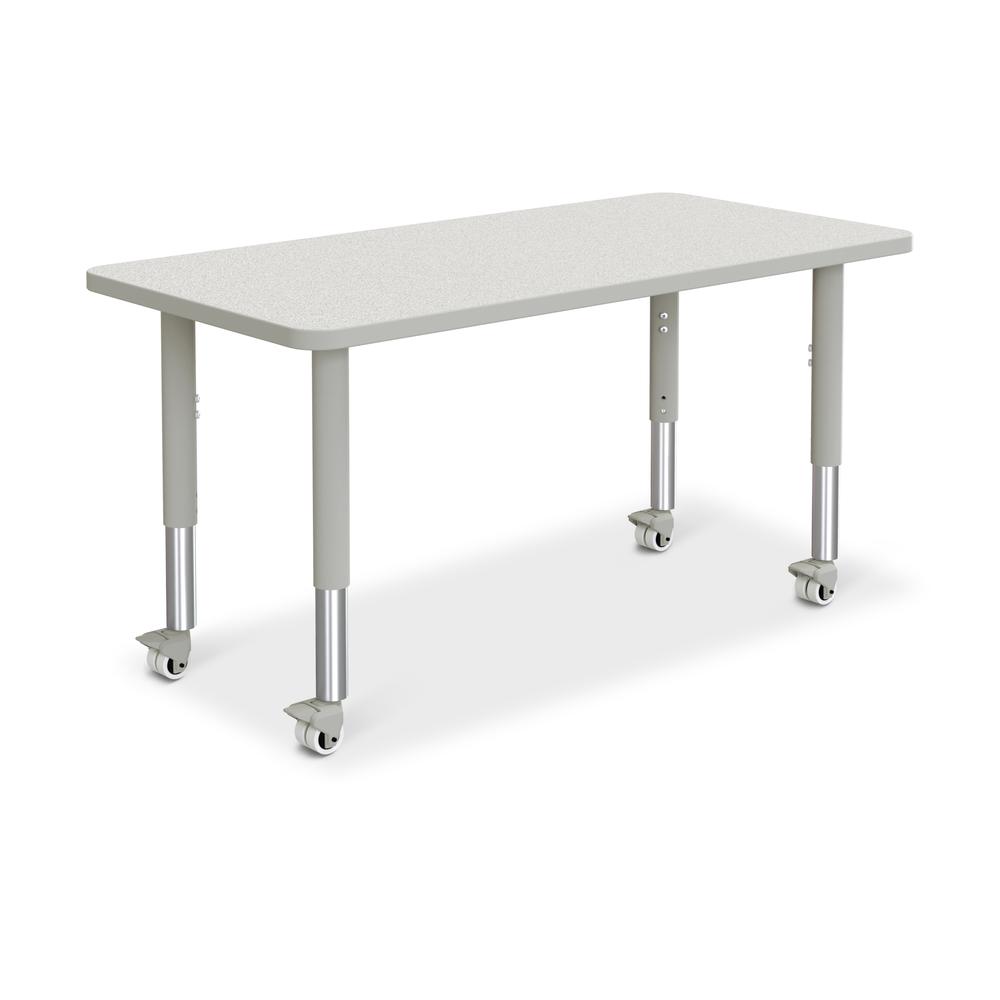 Rectangle Activity Table - 24" X 48", Mobile