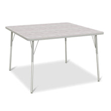 Berries® Square Activity Table - 48" X 48", A-height - Driftwood Gray/Gray/Gray