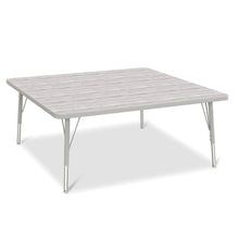 Berries® Square Activity Table - 48" X 48", E-height - Driftwood Gray/Gray/Gray