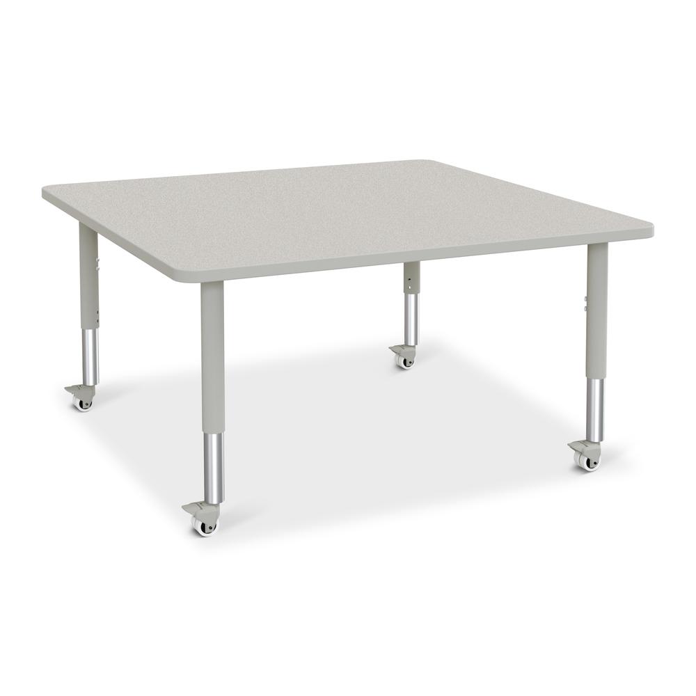 Square Activity Table - 48" X 48", Mobile