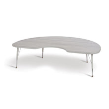 Berries® Kidney Activity Table - 48" X 72", E-height - Driftwood Gray/Gray/Gray