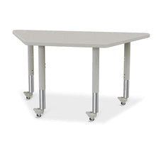 Trapezoid Activity Tables - 24" X 48", Mobile