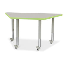 Trapezoid Activity Tables - 24" X 48", Mobile
