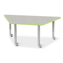 Trapezoid Activity Tables - 30" X 60", Mobile