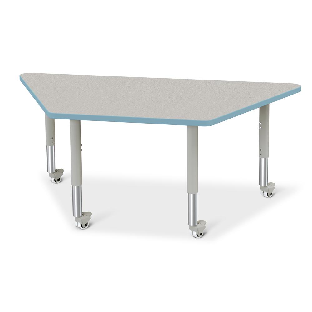 Trapezoid Activity Tables - 30" X 60", Mobile