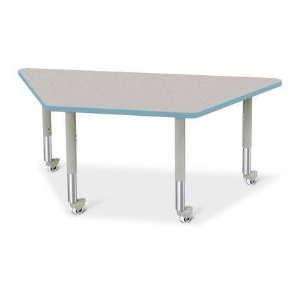 Trapezoid Activity Tables - 30" X 60", Mobile