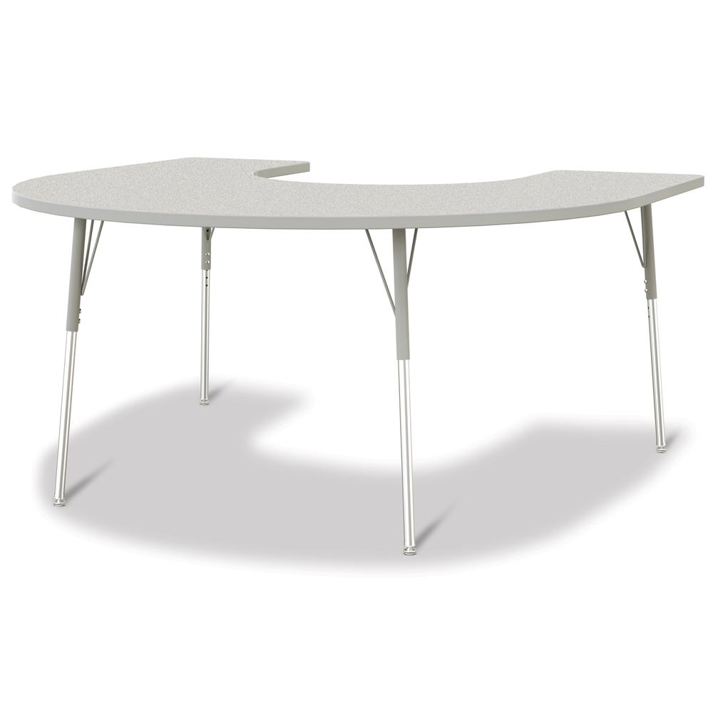 Horseshoe Activity Table - 66" X 60", A-height