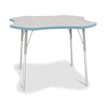 Berries® 4-Leaf Activity Table - A-height - Driftwood Gray/Coastal Blue/Gray
