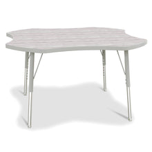 Berries® 4-Leaf Activity Table - E-height - Driftwood Gray/Gray/Gray