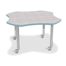 Berries® 4-Leaf Activity Table - Mobile - Driftwood Gray/Coastal Blue/Gray