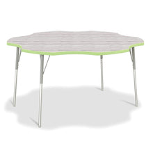 Berries® 6-Leaf Activity Table - A-height - Driftwood Gray/Key Lime/Gray
