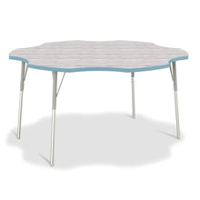 Berries® 6-Leaf Activity Table - A-height - Driftwood Gray/Coastal Blue/Gray