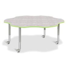 Berries® 6-Leaf Activity Table - Mobile - Driftwood Gray/Key Lime/Gray