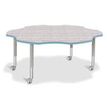 Berries® 6-Leaf Activity Table - Mobile - Driftwood Gray/Coastal Blue/Gray
