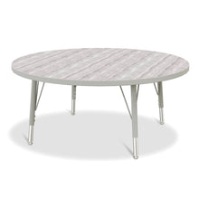 Berries® Round Activity Table - 42" Diameter, E-height - Driftwood Gray/Gray/Gray