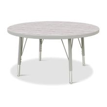 Berries® Round Activity Table - 36" Diameter, E-height - Driftwood Gray/Gray/Gray