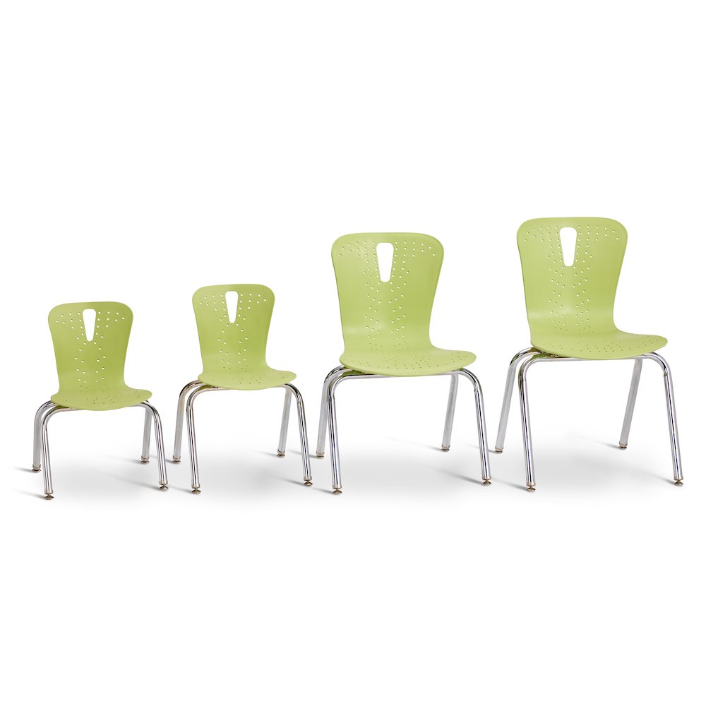 Berries Flow Chair - 14" Seat Height - Key Lime