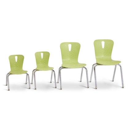 Berries Flow Chair - 14" Seat Height - Key Lime