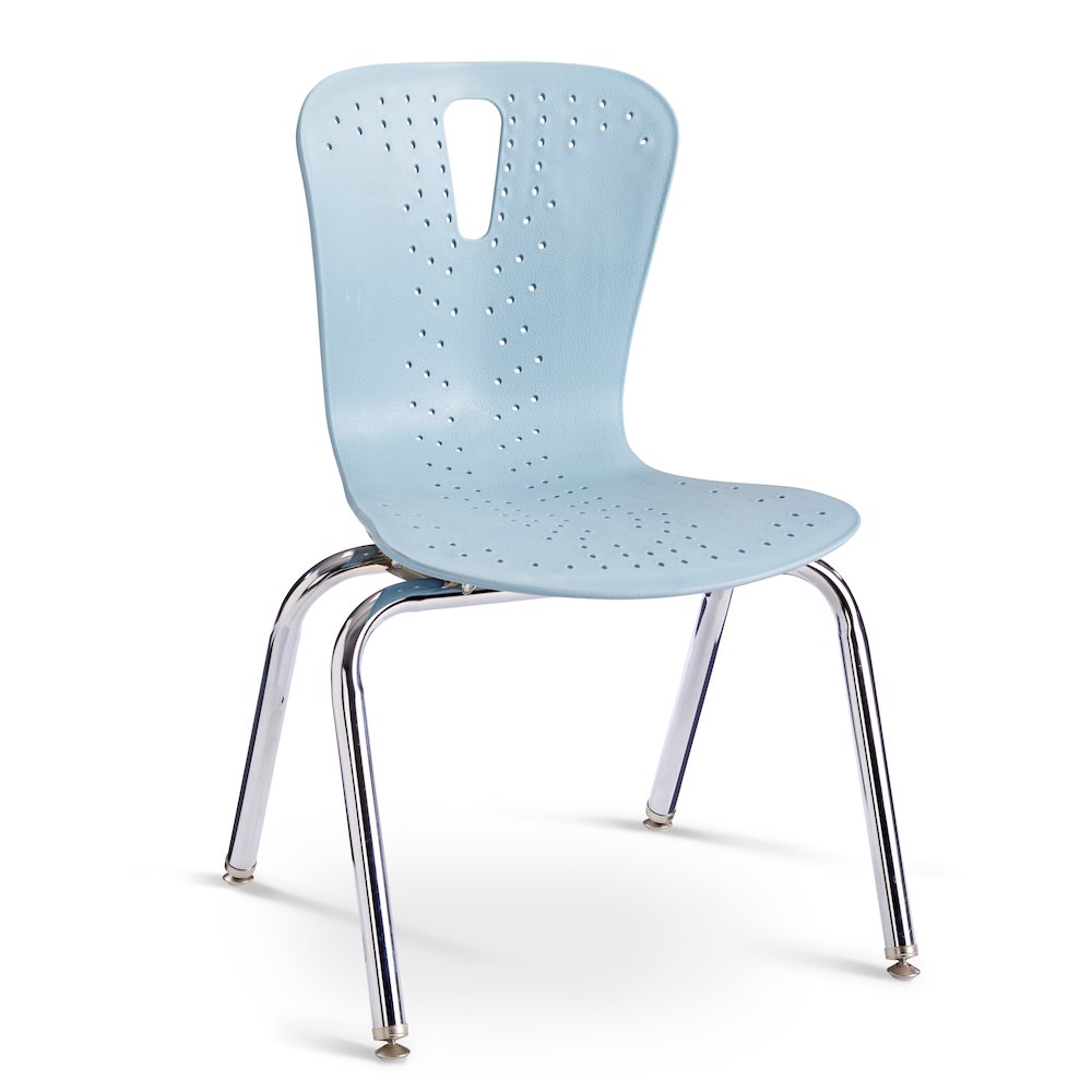Berries Flow Chair - 16" Seat Height - Coastal Blue