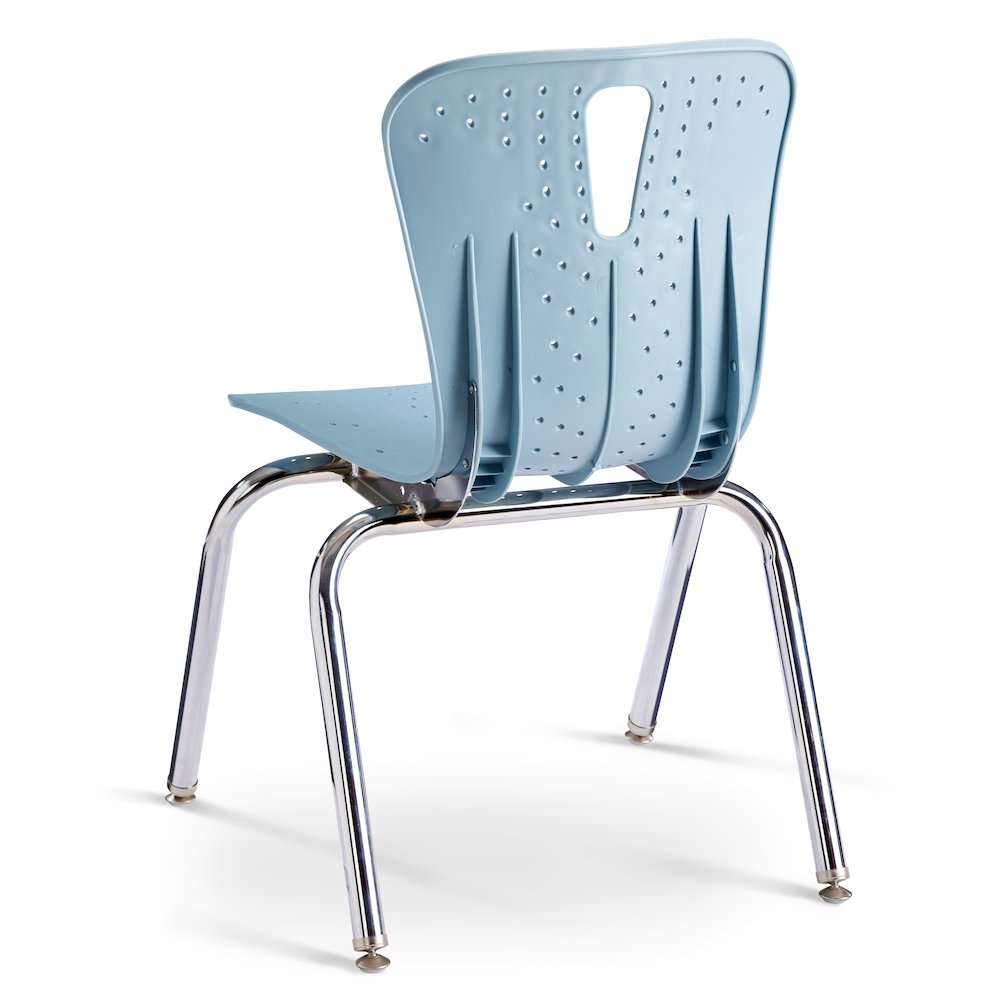 Berries Flow Chair - 16" Seat Height - Coastal Blue