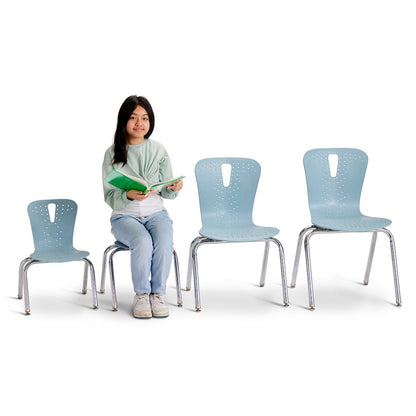Berries Flow Chair - 12" Seat Height - Coastal Blue