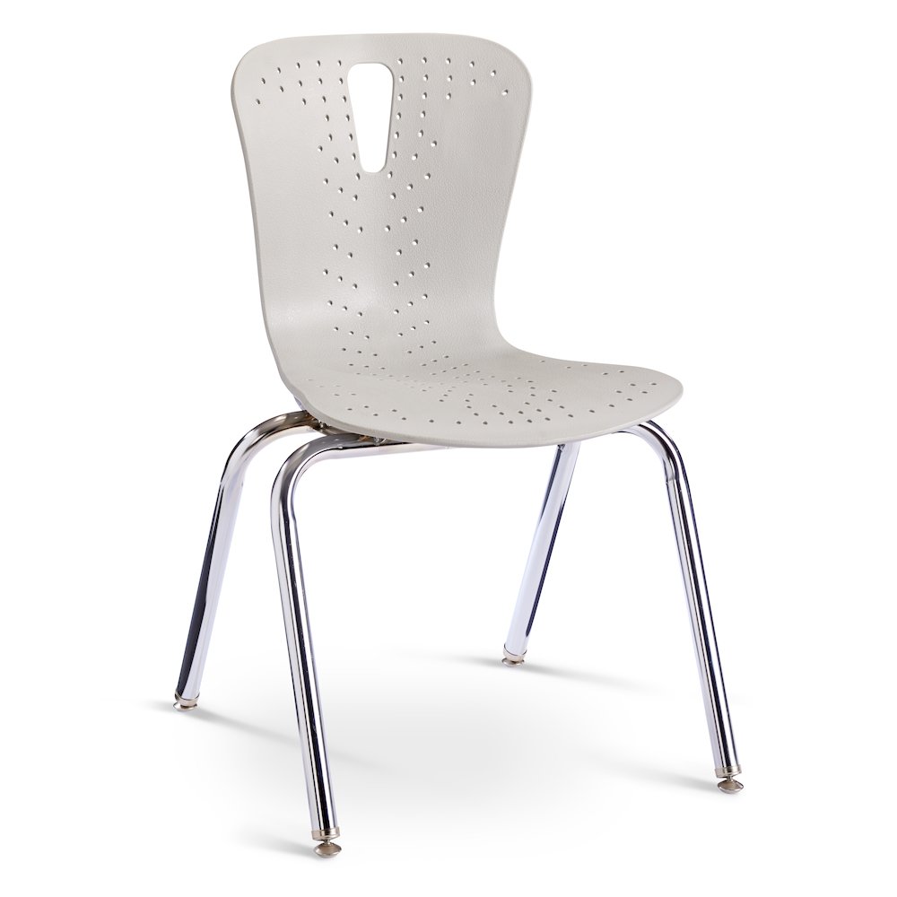 Berries Flow Chair - 18" Seat Height - Gray