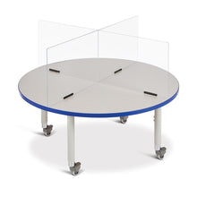 Jonti-Craft® See-Thru Table Divider Shields - 4 Station - 47.5" x 47.5" x 16"