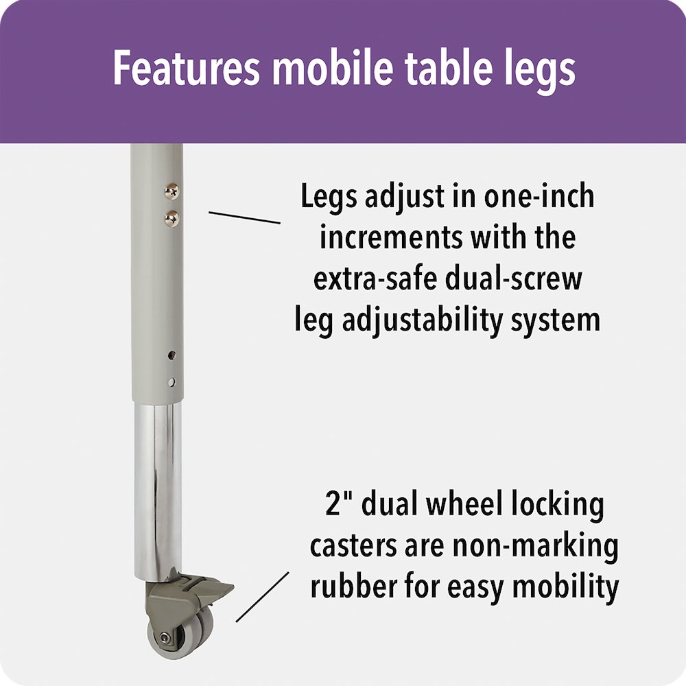 Berries Rectangle Activity Table - 30" X 48", Mobile - Freckled Gray/Green/Gray