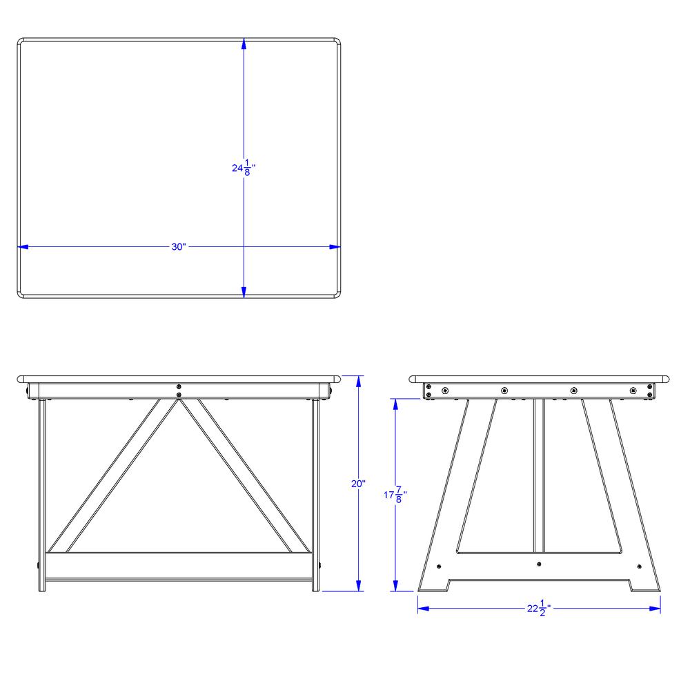 EverPlay Small Outdoor Table - 30" x 23.5"