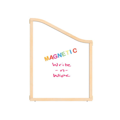 KYDZ Suite® Cascade Panel - A to S-height - 36" Wide - Magnetic Write-n-Wipe