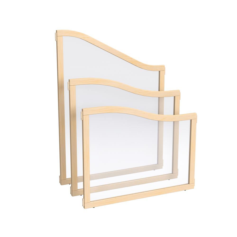 KYDZ Suite® Cascade Panel - A to S-height - 36" Wide - See-Thru
