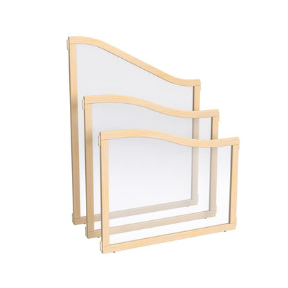 KYDZ Suite® Cascade Panel - A to S-height - 36" Wide - See-Thru